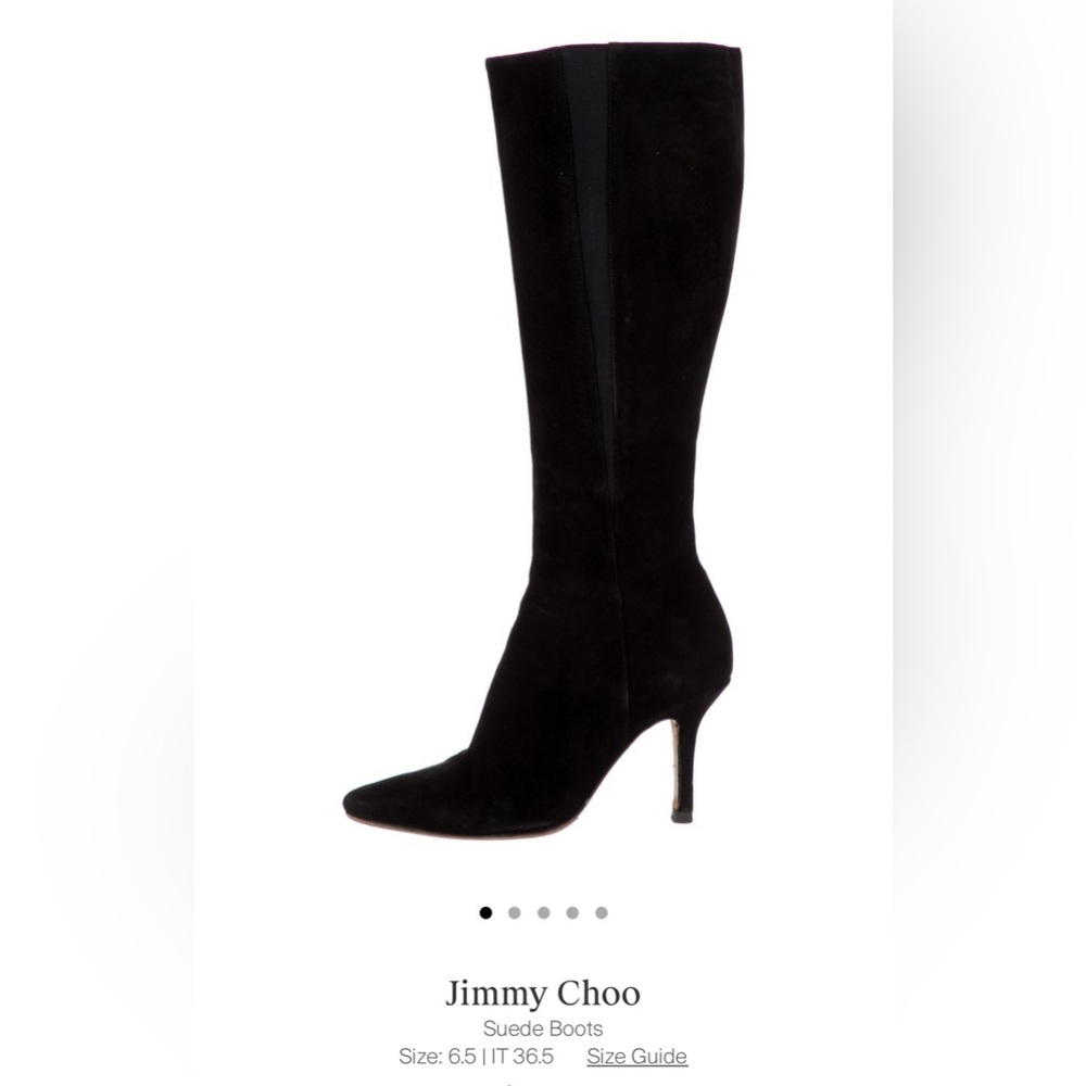 Used Jimmy Choo suede boots (see description)